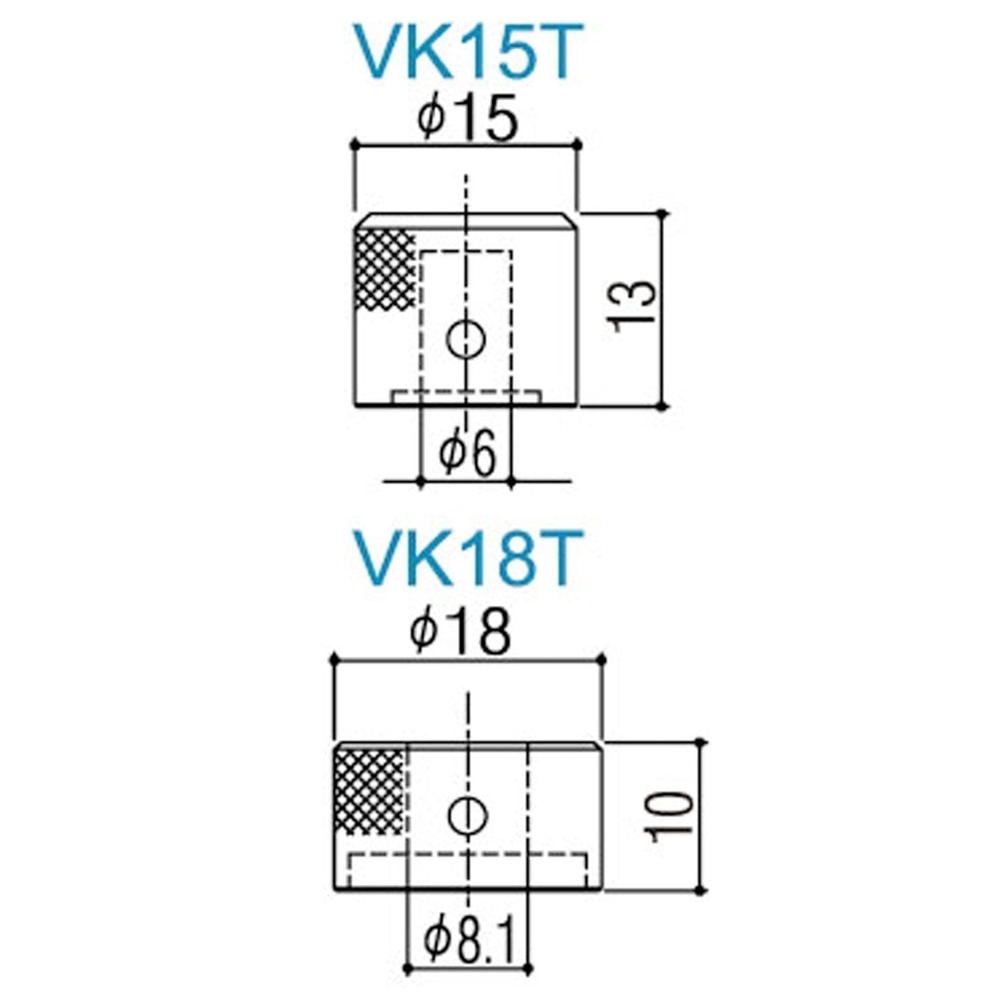 NEW Gotoh VK15T / VK18T Mini Stacked Concentric Knob Fit EMG Bartolini - GOLD