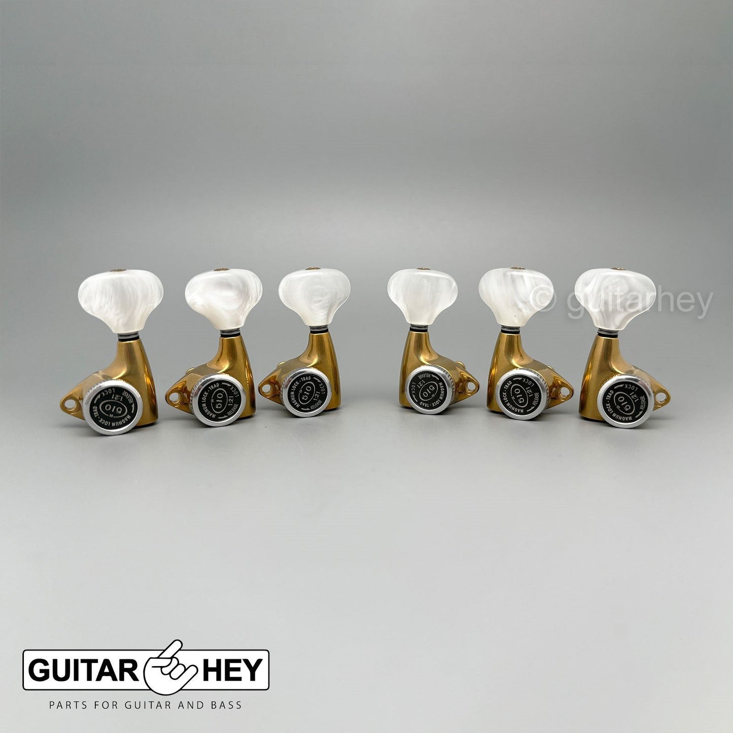 NEW Gotoh SGV510Z-WL5 MGT L3+R3 LOCKING Tuners Set 3x3 - ANTIQUE X-FINISH GOLD