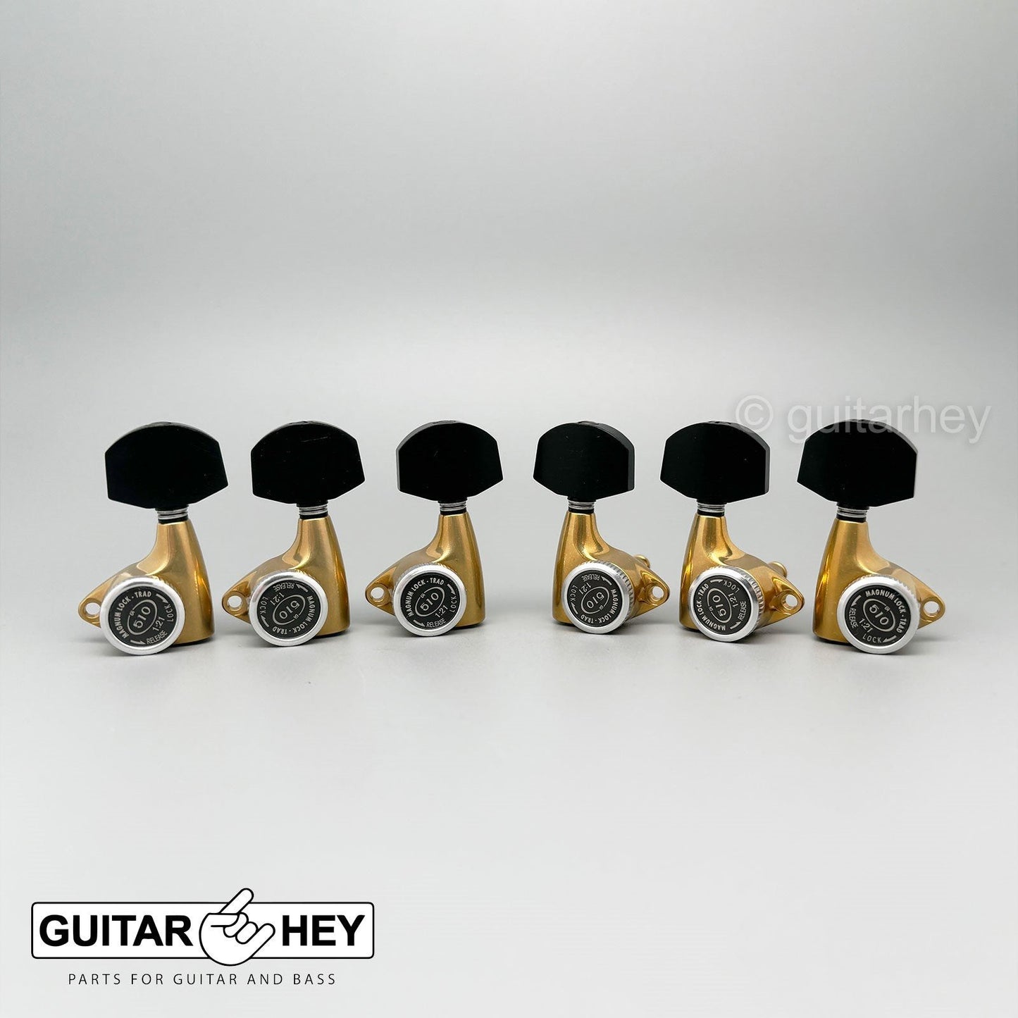 NEW Gotoh SGV510Z-EN01 MGT L3+R3 LOCKING Tuners Set 3x3 - ANTIQUE X-FINISH GOLD