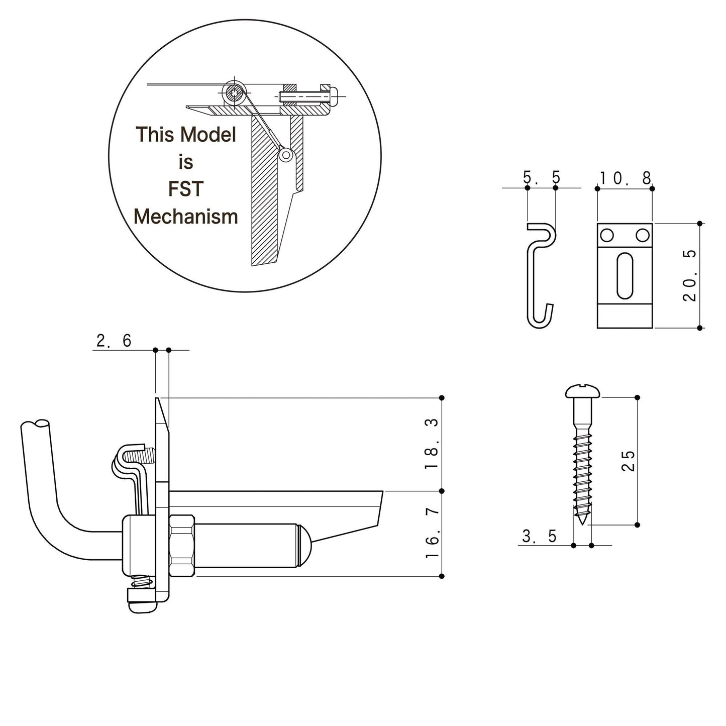 NEW Gotoh 510T-SF2 Non-locking Tremolo Bridge Steel Saddles w/ Screws - CHROME