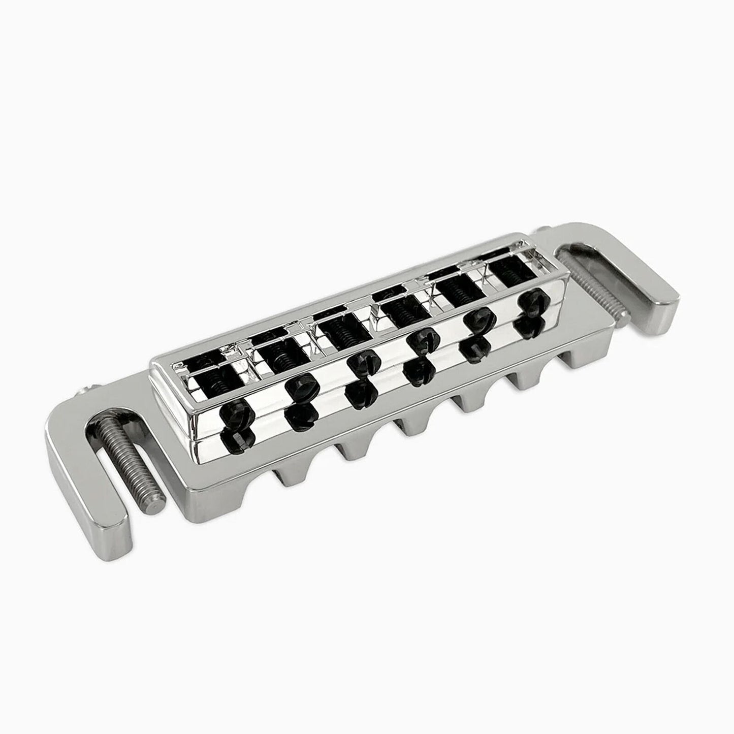NEW Leo Quan® Badass Wraparound™ Guitar Bridge with SAE Locking Studs - NICKEL