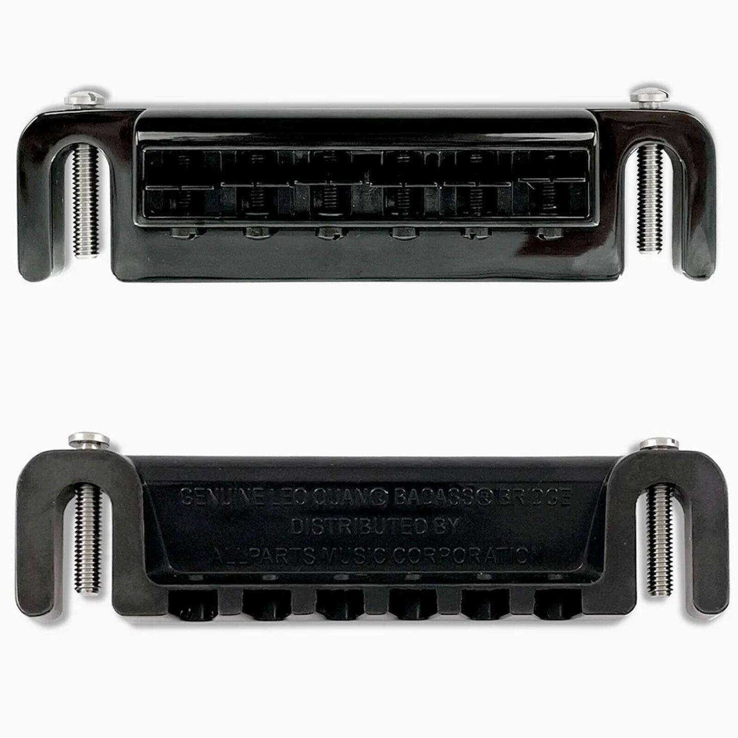NEW Leo Quan® Badass Wraparound™ Guitar Bridge with SAE Locking Studs - BLACK