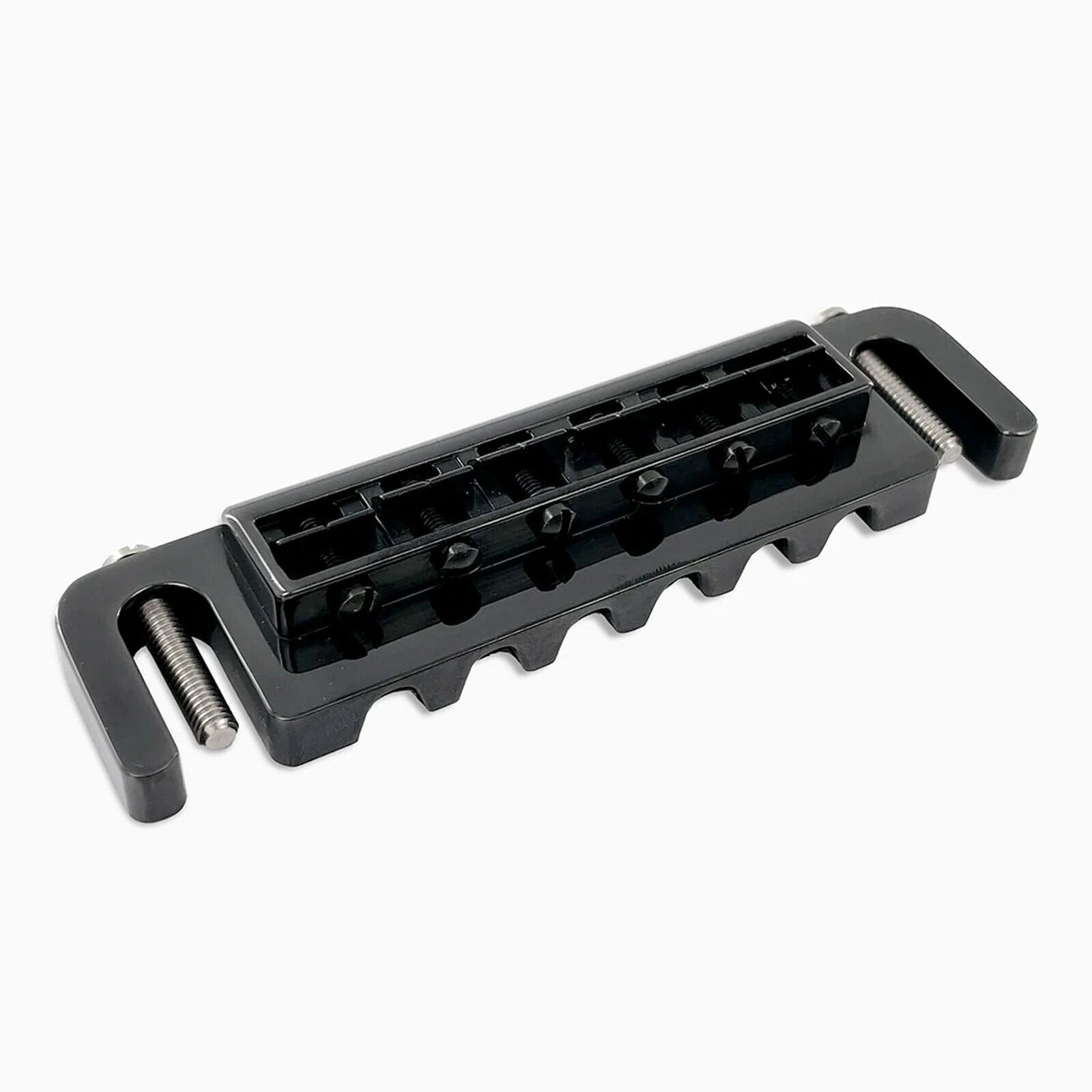 NEW Leo Quan® Badass Wraparound™ Guitar Bridge with METRIC Locking Studs - BLACK