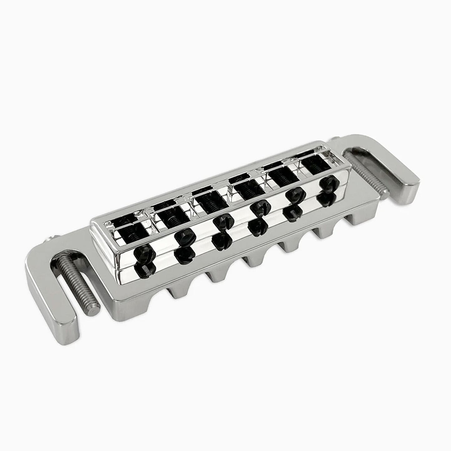 NEW Leo Quan® Badass Wraparound™ Guitar Bridge with METRIC Locking Studs, NICKEL