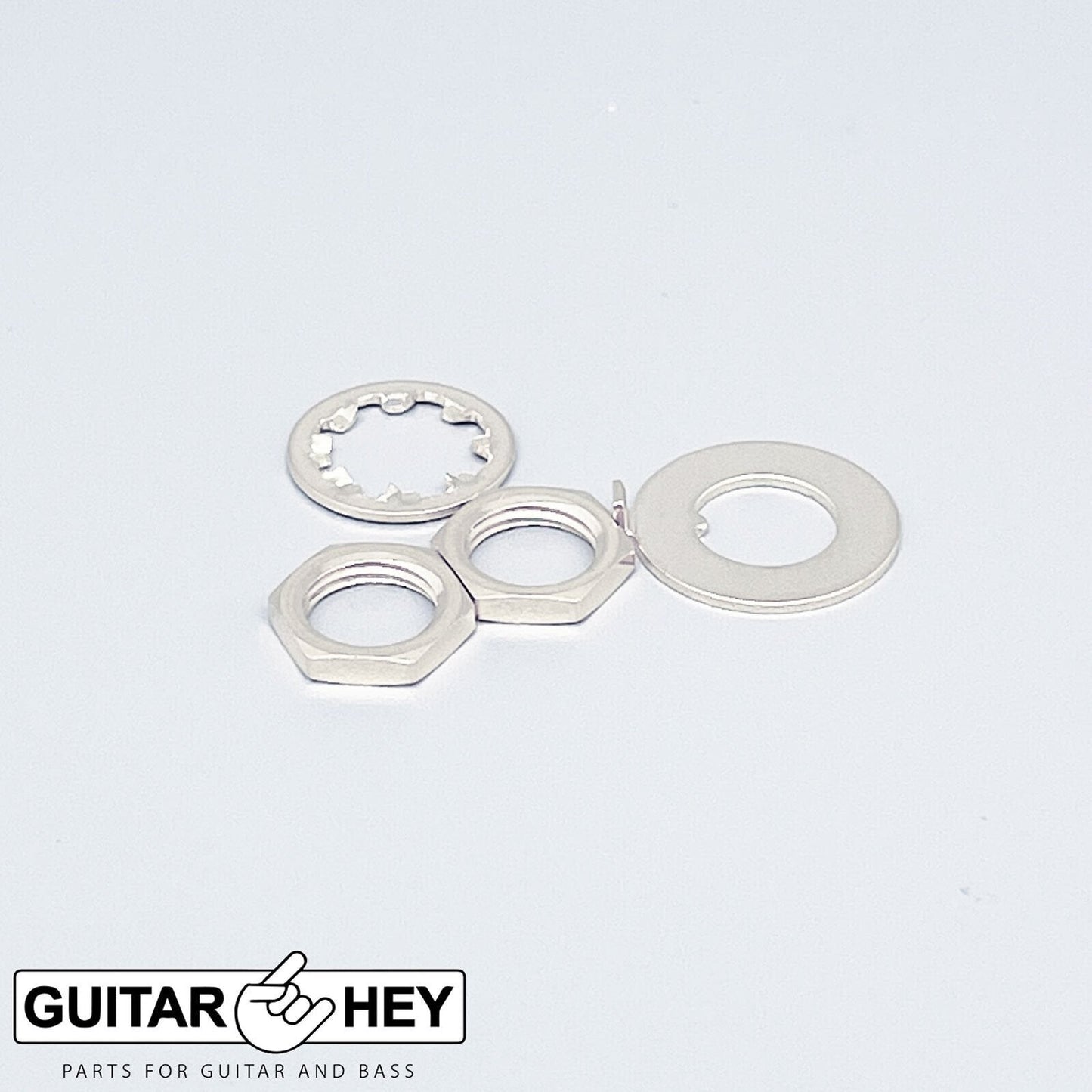NEW (1) On-On Mini Switch DPDT 2-way Bass or Guitar - CHROME