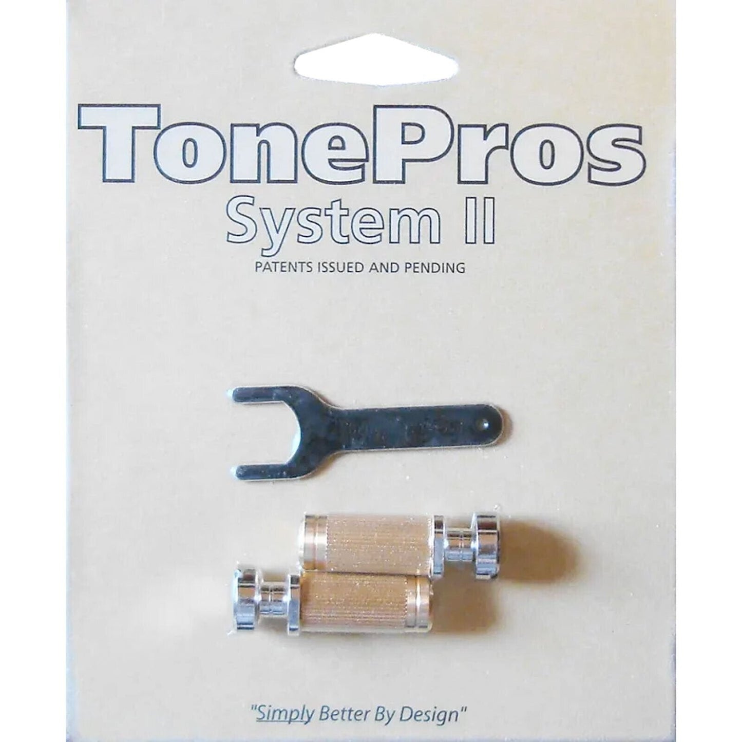 NEW TonePros SS1 Standard (US Thread) Small Cap Gibson Size Locking Stud, NICKEL