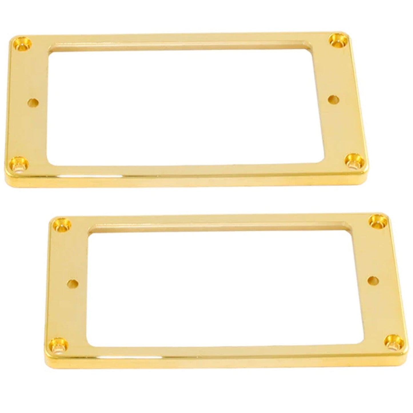 NEW Humbucking Flat Bottom Profile Pickup Ring Set - GOLD