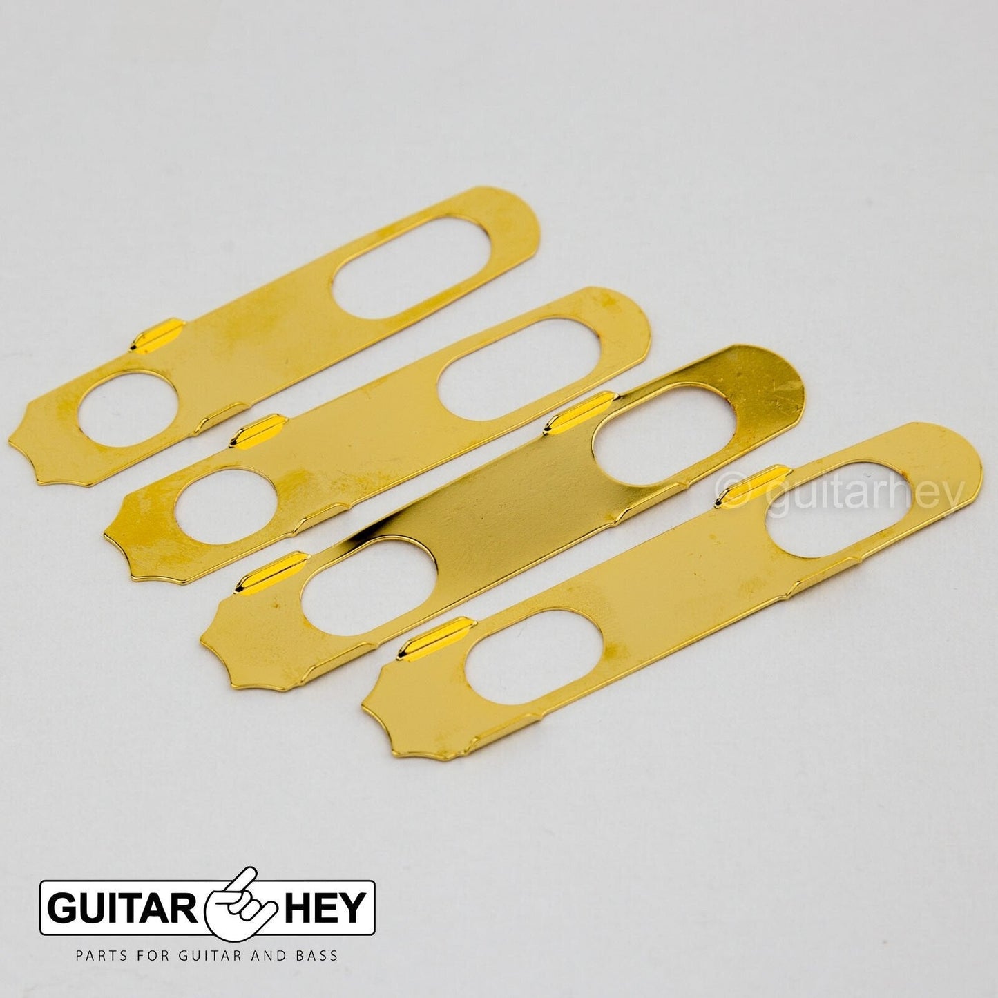 NEW Hipshot Vintage L3+R3 LOCKING Mini Tuners SET HEX PEARL Buttons 3x3 - GOLD