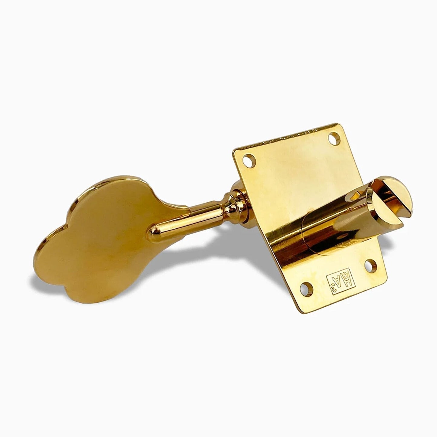NEW Leo Quan® Badass 4-in-line set OGT™ Bass Keys Open Gear Small Post - GOLD