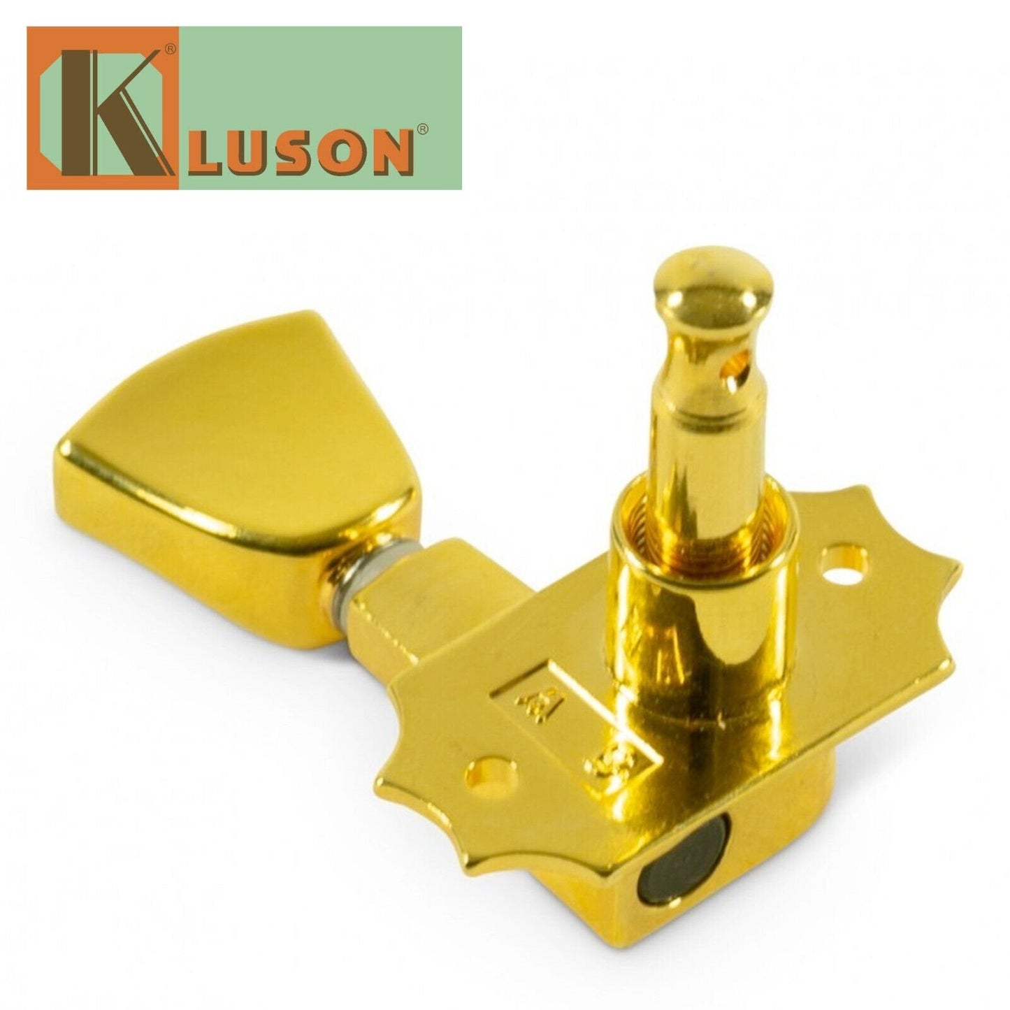 NEW Kluson 3 Per Side Revolution Series G-Mount Tuning Machines 3x3 - GOLD