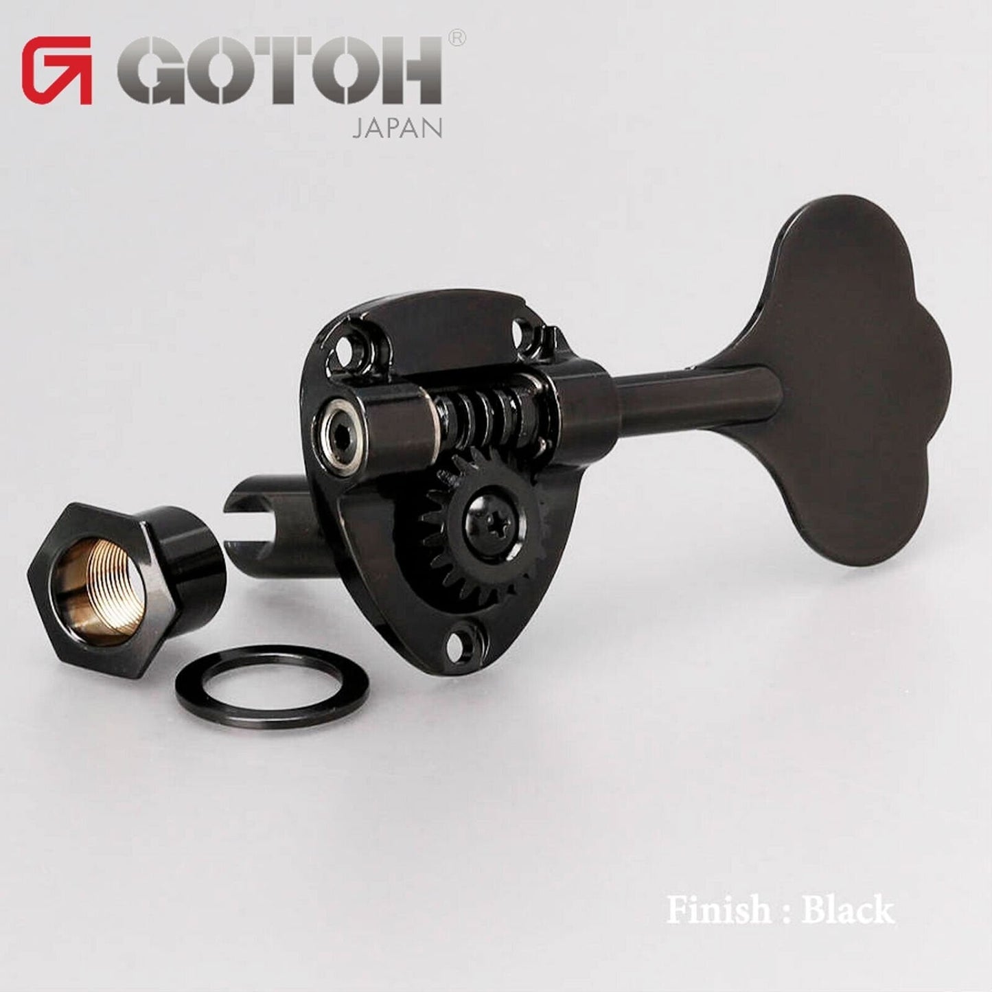 NEW (1) Gotoh GB11W Bass Side Tuners Tuning Keys SOLD INDIVIDUALLY - BLACK