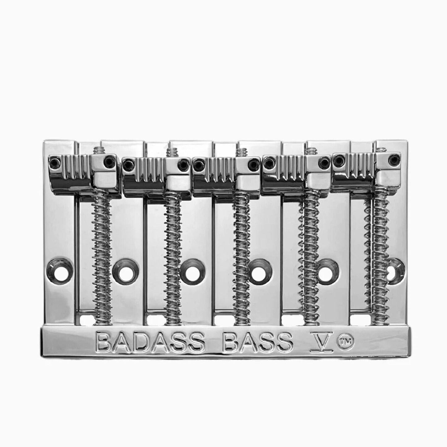 NEW Leo Quan® Badass V™ Bass Bridge for 5-string Fender P/Jazz Bass® - CHROME
