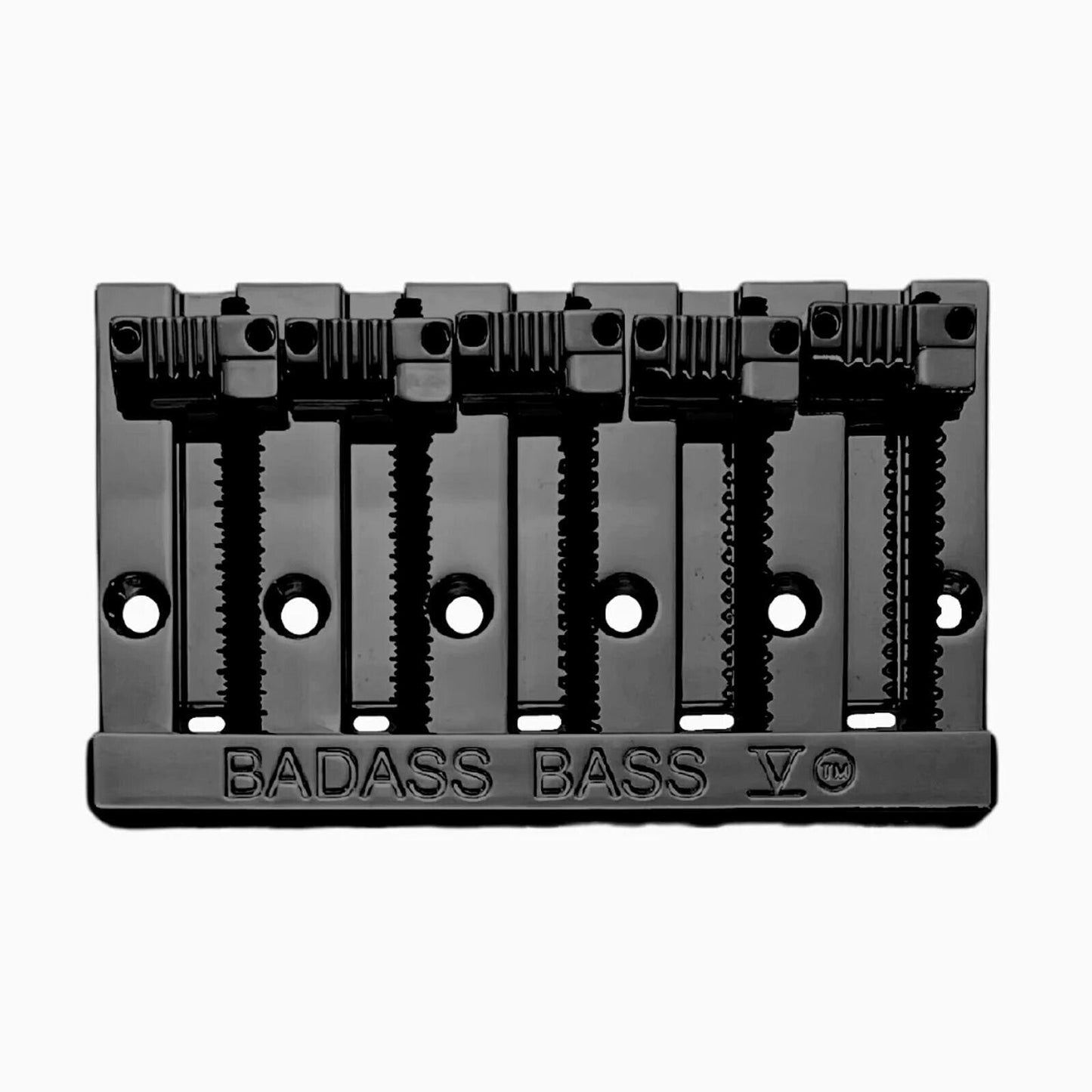 NEW Leo Quan® Badass V™ Bass Bridge for 5-string Fender P/Jazz Bass® - BLACK