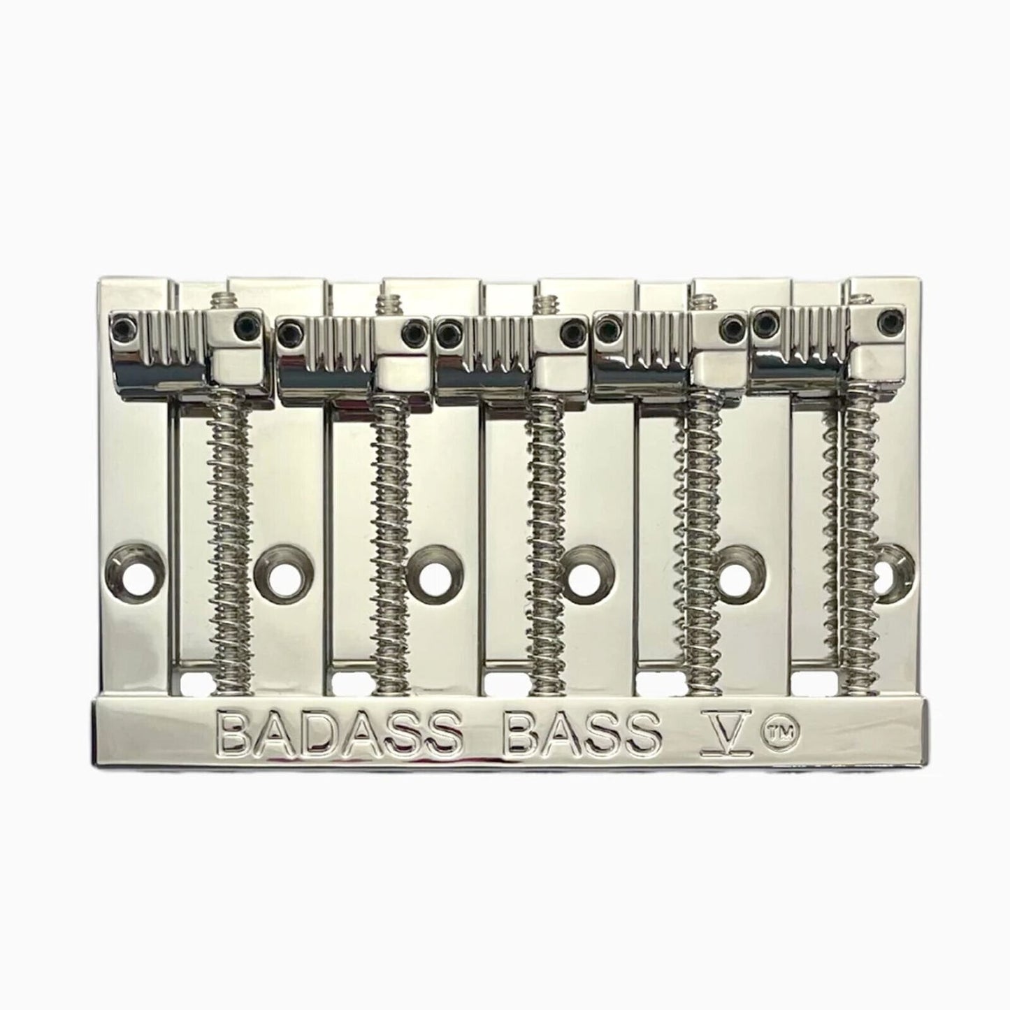 NEW Leo Quan® Badass V™ Bass Bridge for 5-string Fender P/Jazz Bass® - NICKEL
