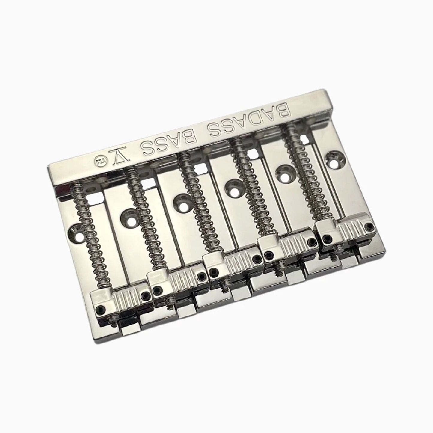 NEW Leo Quan® Badass V™ Bass Bridge for 5-string Fender P/Jazz Bass® - NICKEL