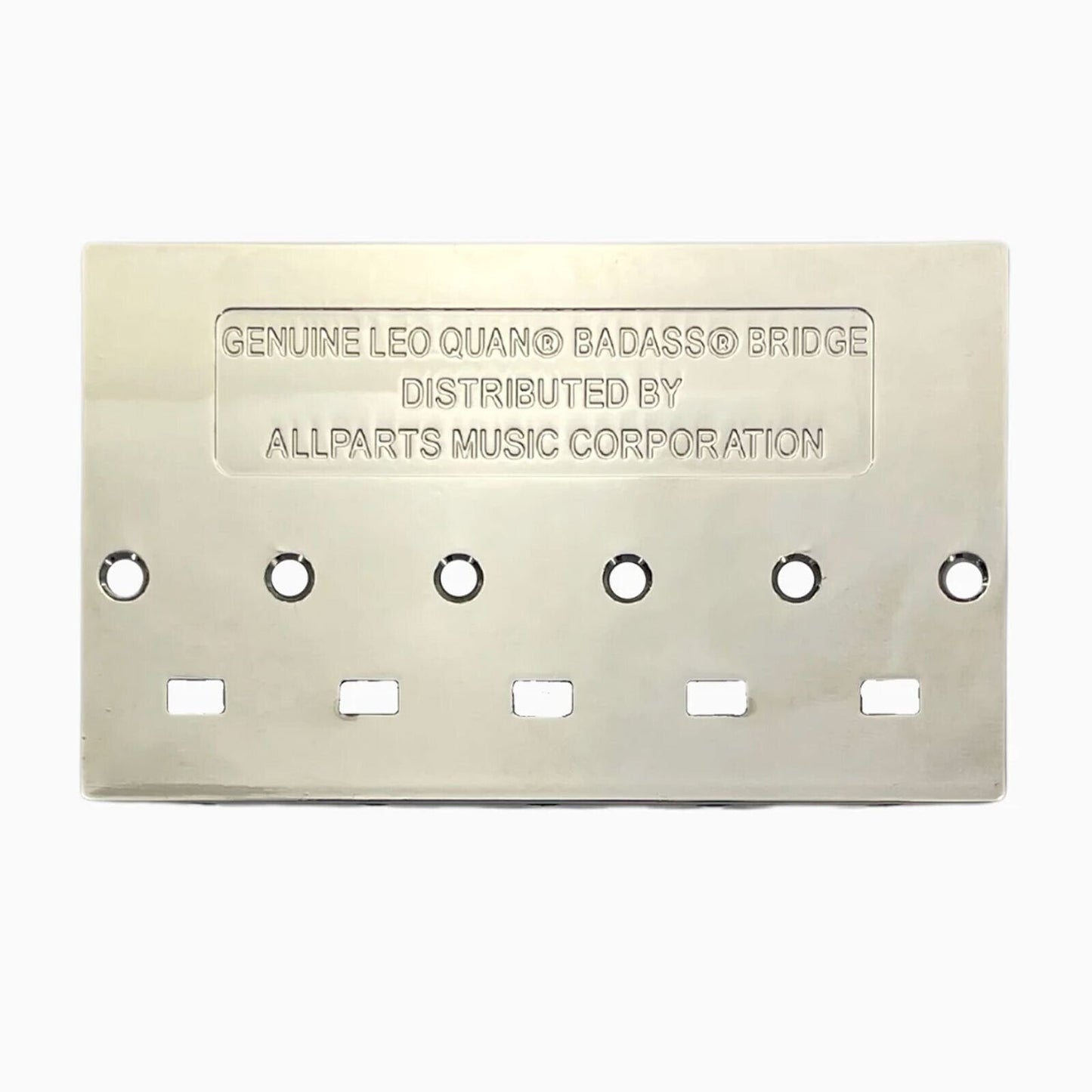 NEW Leo Quan® Badass V™ Bass Bridge for 5-string Fender P/Jazz Bass® - NICKEL