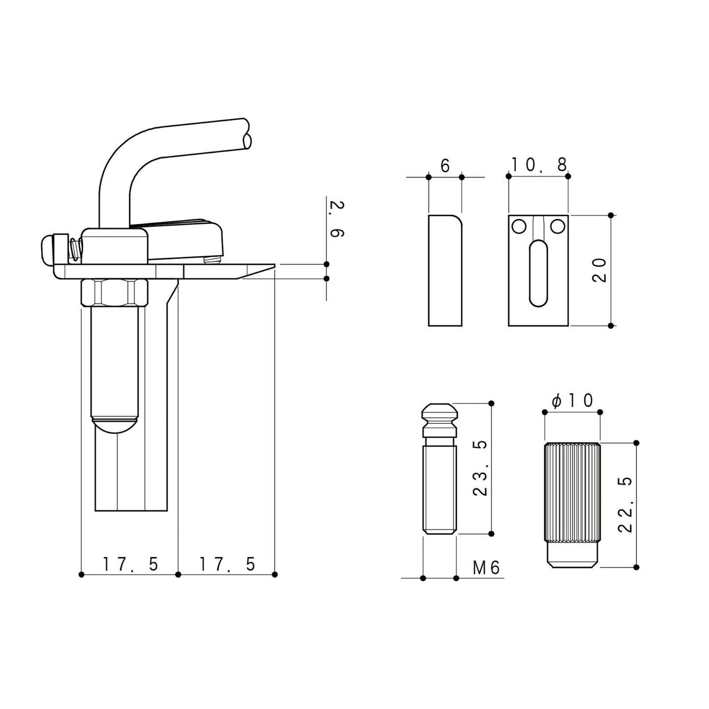 NEW Gotoh 510TS-FE1 Non-locking 2 Point Tremolo Bridge 37mm Steel Block - COSMO