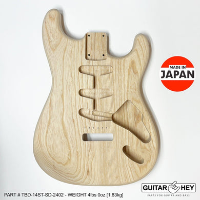 NEW Hosco JAPAN Unfinished, Sanded Strat® 62's Style Body Swamp Ash 2-piece 2402