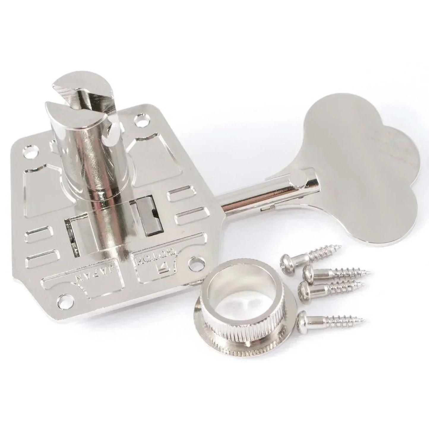 NEW (4) GOTOH Vintage Bass Guitar Reverse Wind Tuning Keys for Fender - NICKEL