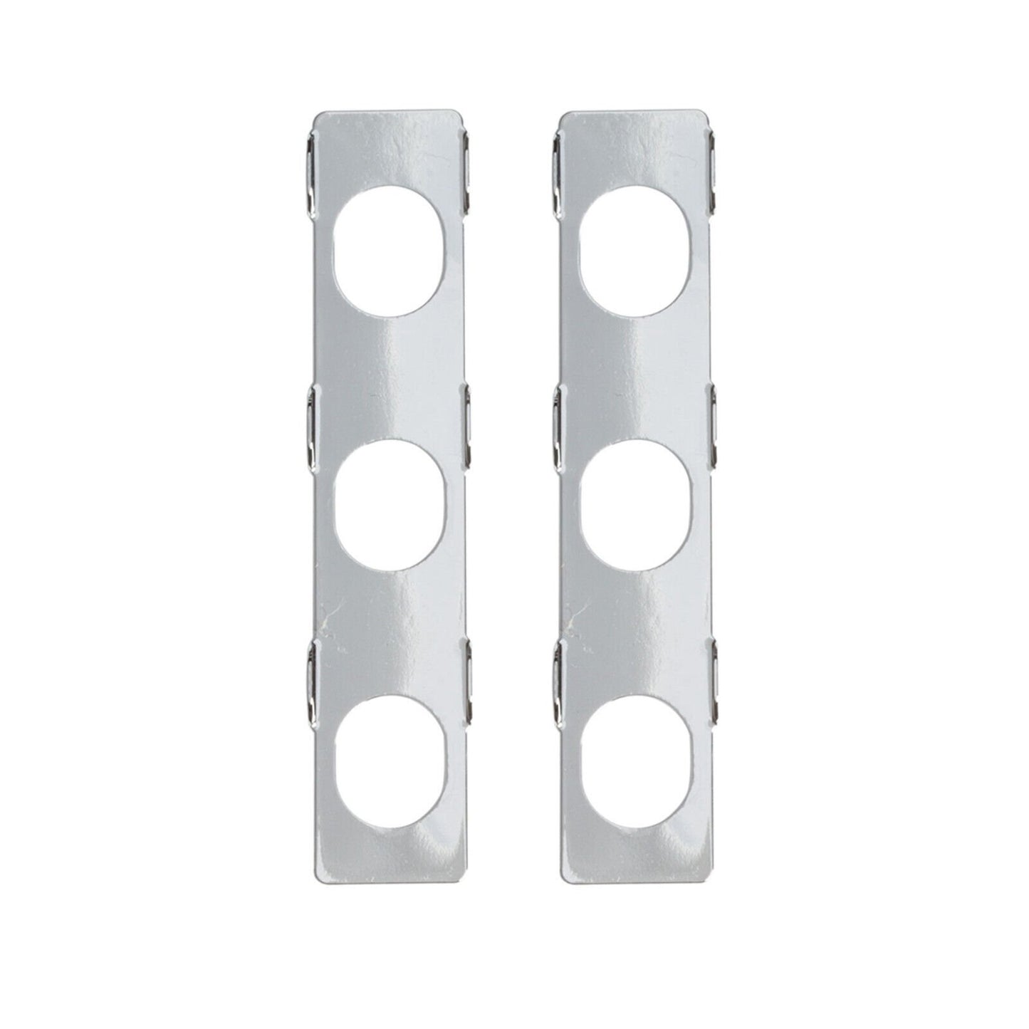VINTAGE Hipshot 6-in-Line Locking NON-Staggered OVAL Pearloid, LEFT-HAND, CHROME