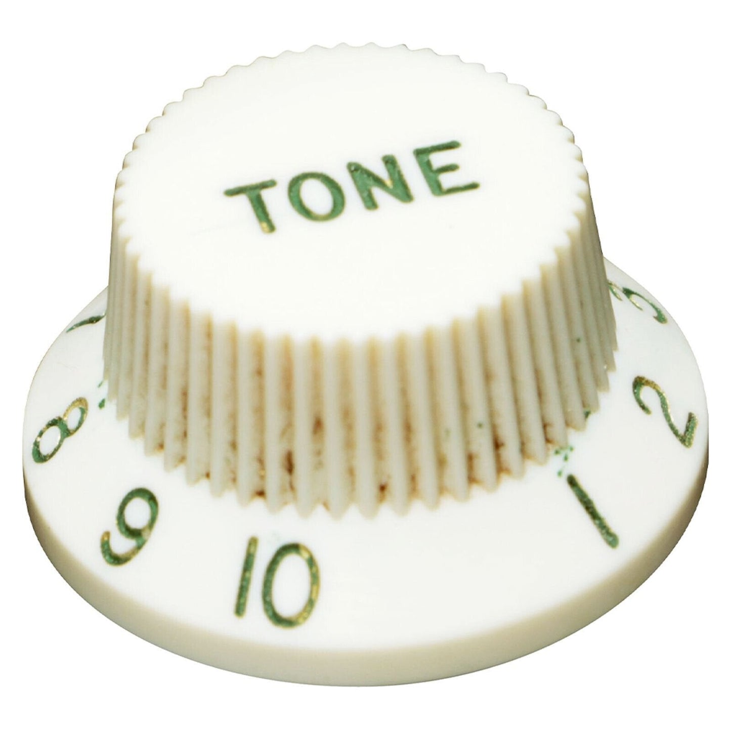 '60s Vintage Fender Strat Style Control Knob Set - AGED RELIC PARCHMENT WHITE