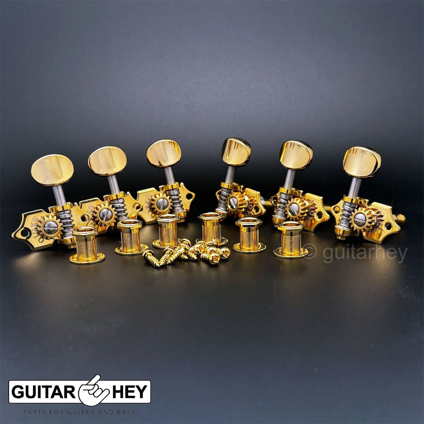 NEW GOTOH SXN510V-05M Electric/Acoustic Guitar 1:15 Premium Tuners 3x3 - GOLD