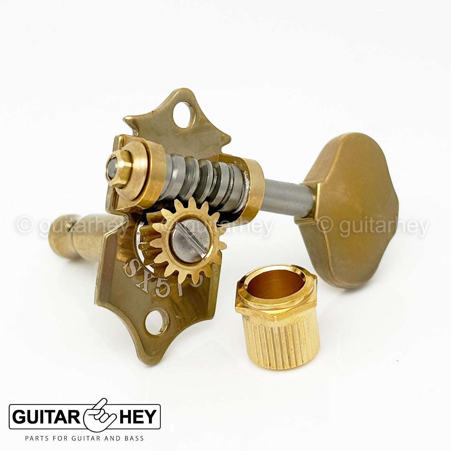 NEW GOTOH SXB510V-06M Electric/Acoustic Guitar 1:15 Vintage Tuners 3x3 - X-GOLD