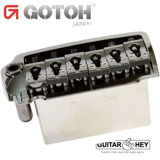 NEW Gotoh EV510TS-BS Non-locking 2 Point Tremolo Bridge Steel Block, COSMO BLACK