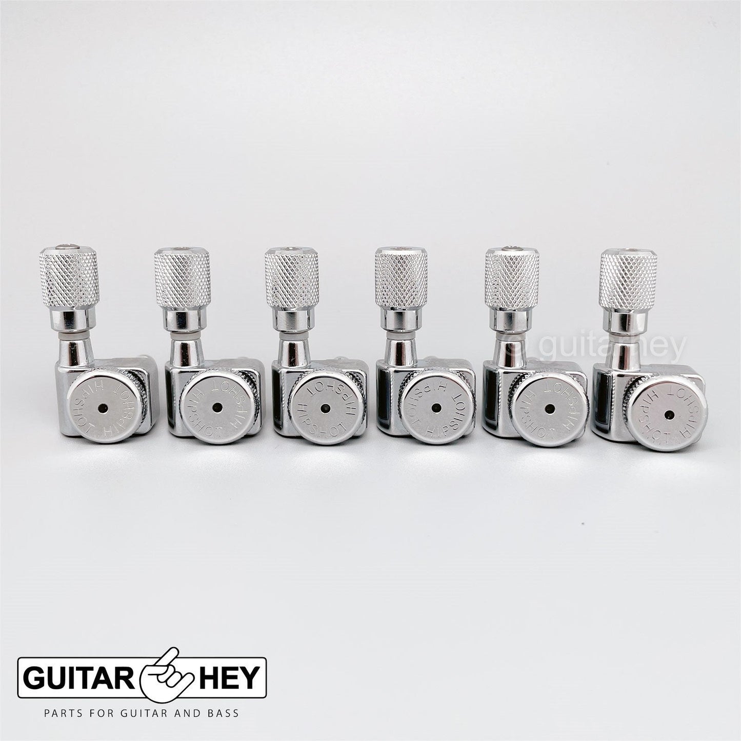NEW Hipshot STAGGERED Tuners Fender® Directrofit™ LOCKING IND Buttons - CHROME