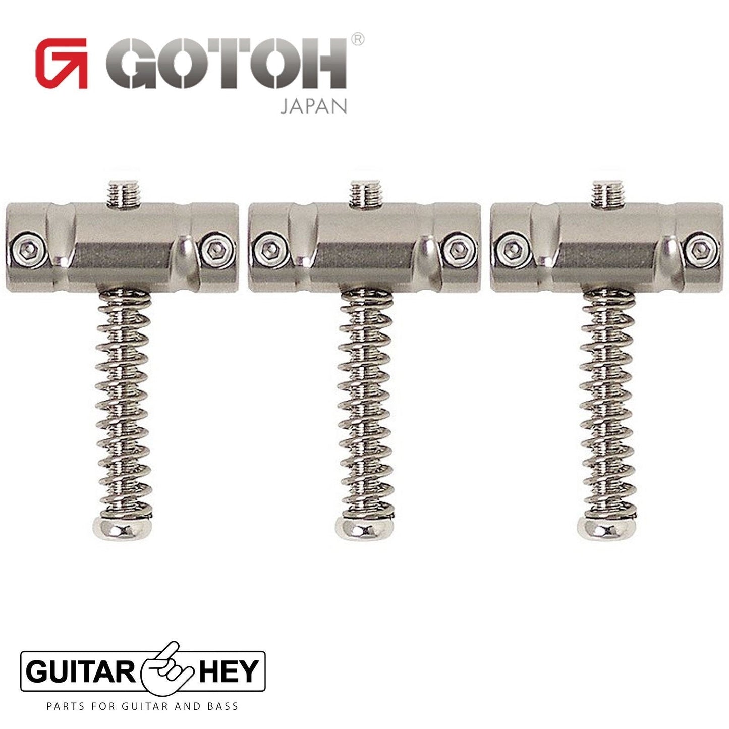 NEW Gotoh In-Tune Ti Solid Titanium Saddles For Tele, Set of 3 GENUINE Japan
