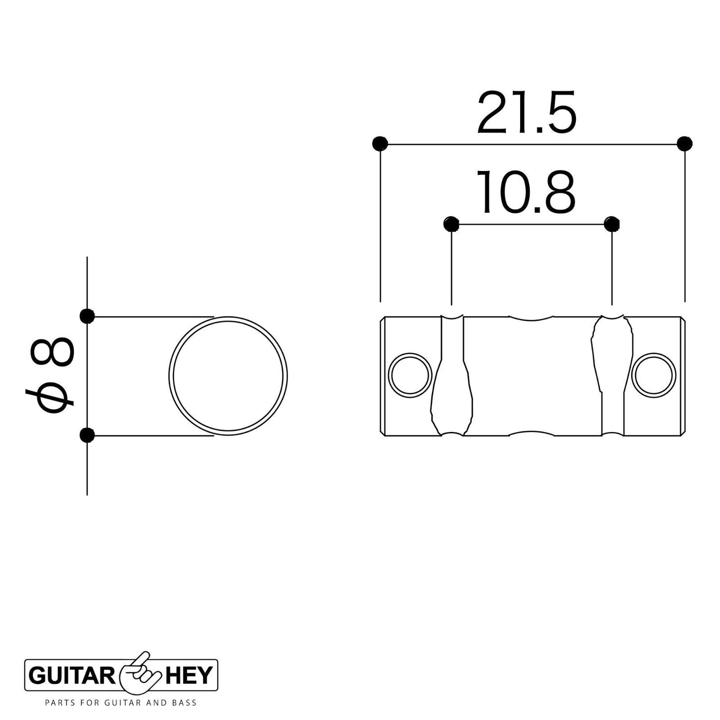 NEW Gotoh In-Tune Ti Solid Titanium Saddles For Tele, Set of 3 GENUINE Japan