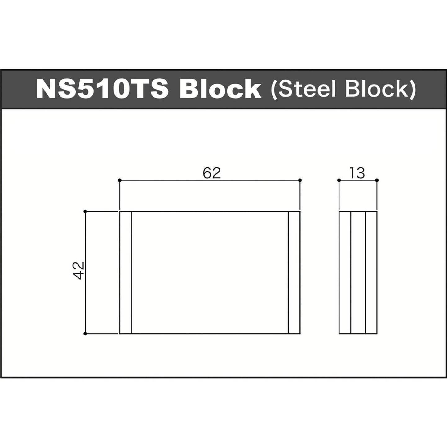 NEW Gotoh NS510TS-LS2 Bridge 6 Point Tremolo NARROW Spacing Locking - BLACK