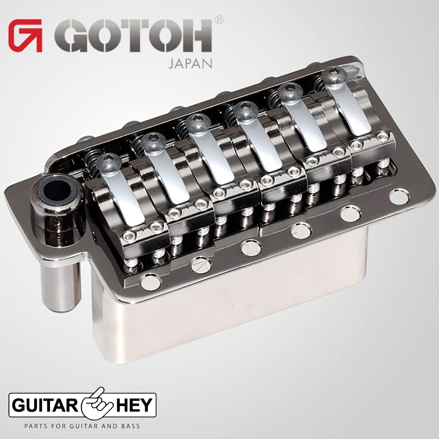 NEW Gotoh 510TS-LS2 Bridge 6 Point Tremolo w/ Locking Steel Saddles, COSMO BLACK