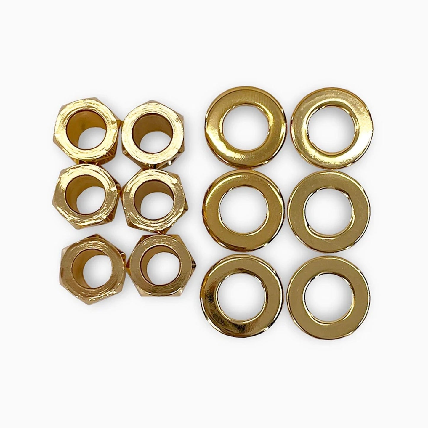 NEW True Lok Mid-Size Locking Tuners - 6-in-line, Single Pin TK-7107-002 GOLD