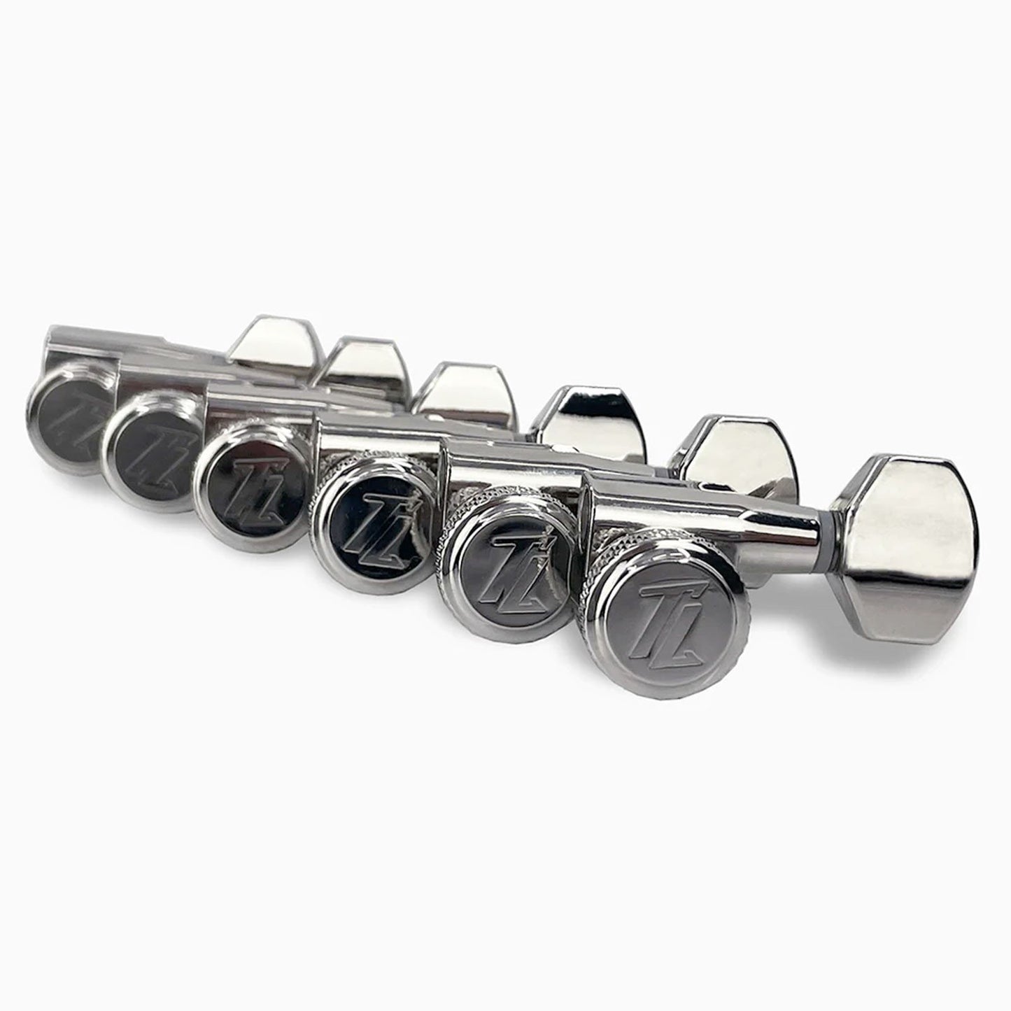 NEW True Lok Mini Locking Tuners - 6-in-line, Single Pin TK-7106-001 - NICKEL