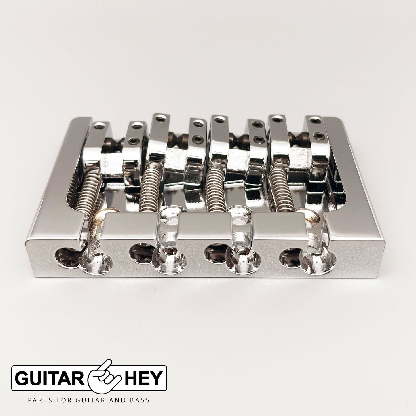 NEW Hipshot 5A400BN-787 4 string BRASS A Style Mount Bass Bridge 20mm - NICKEL