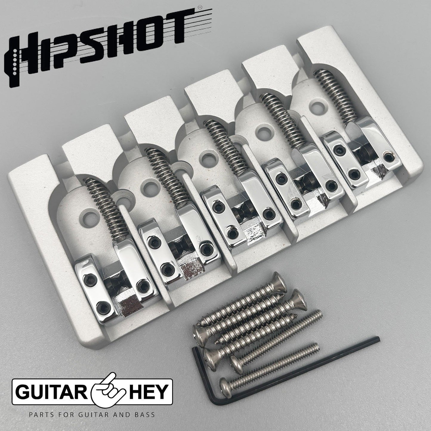 NEW Hipshot 5A5FM3AC 5-String A Style Aluminum Bass Bridge Fender Deluxe SATIN