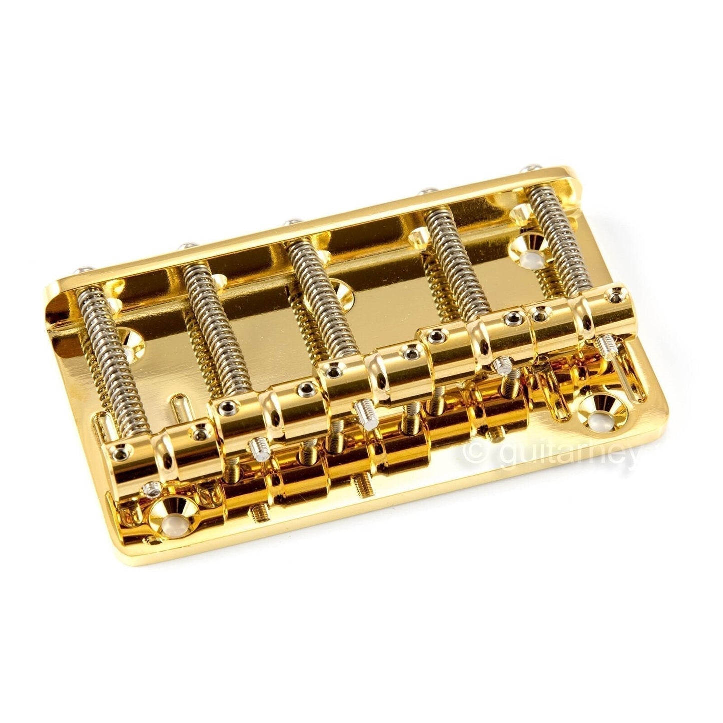 NEW Gotoh 205B-5 Vintage Style Bridge Brass Saddles 5-Strings w/ screws - GOLD