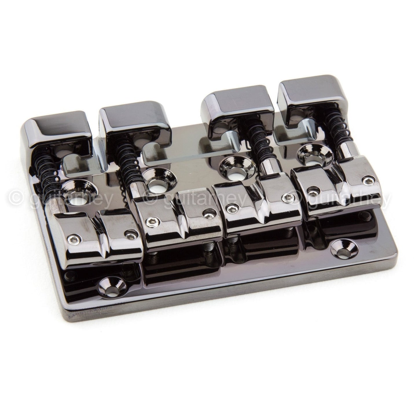 Gotoh J510BO-4 Multi-Tonal Series 4-String Bass Bridge Brass Saddle COSMO BLACK