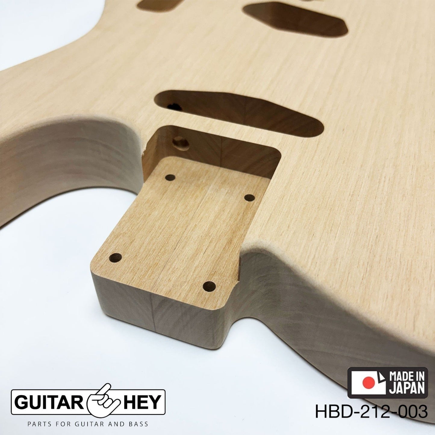 Hosco Unfinished Replacement Body for Telecaster Tele® 2 Piece Alder SANDED #003