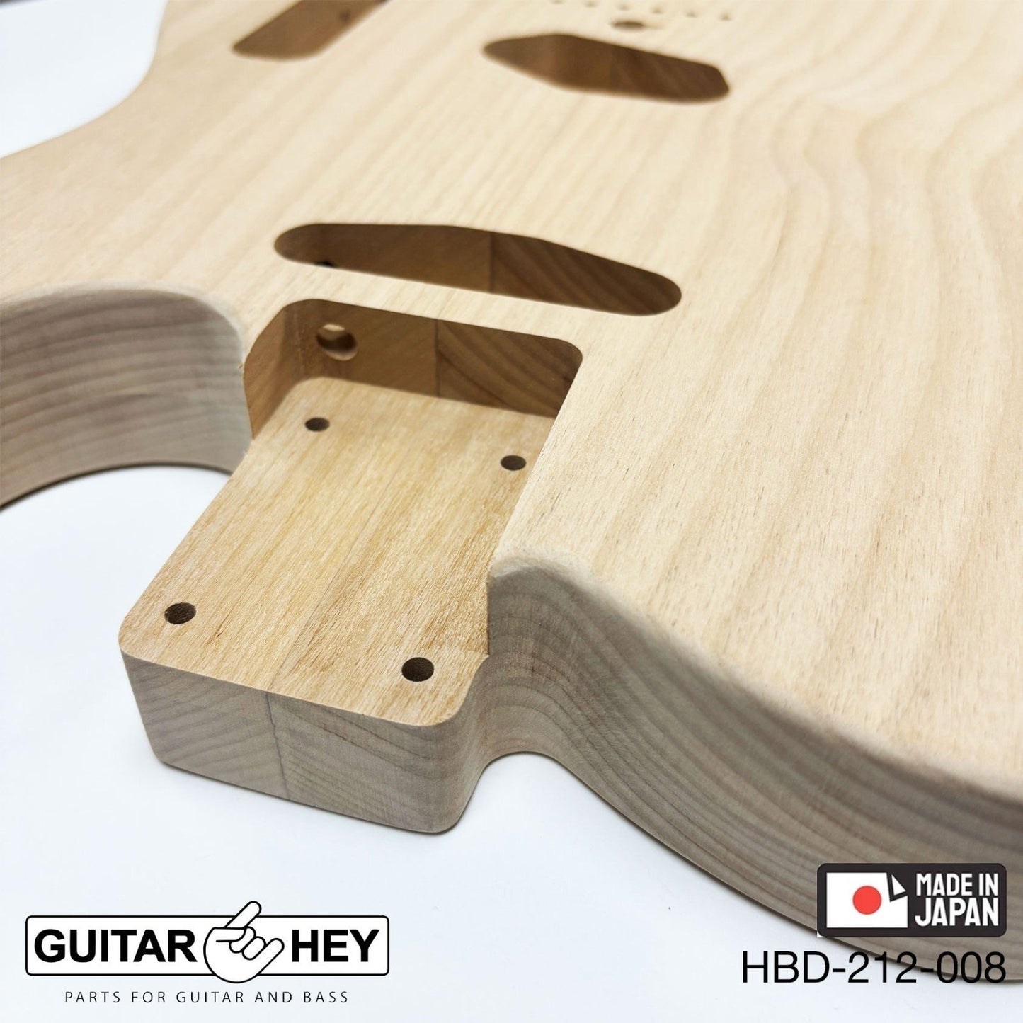 Hosco Unfinished Replacement Body for Telecaster Tele® 2 Piece Alder SANDED #008
