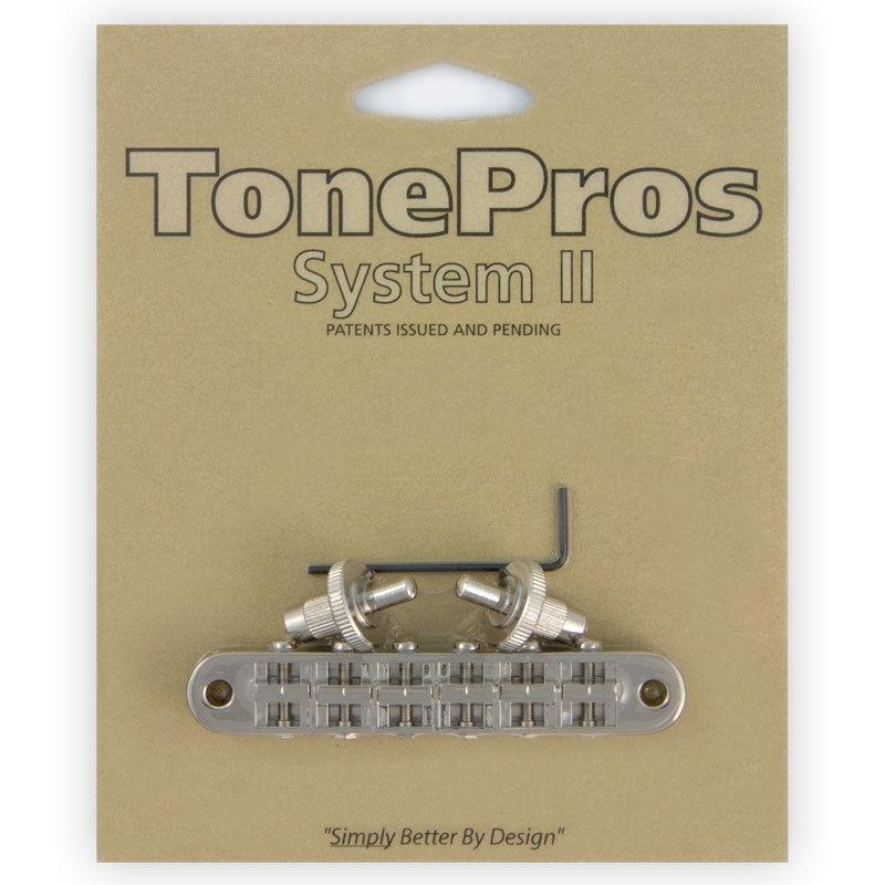 NEW Tone Pros T3BP-N Nashville Tunematic Bridge for Gibson Les Paul - NICKEL