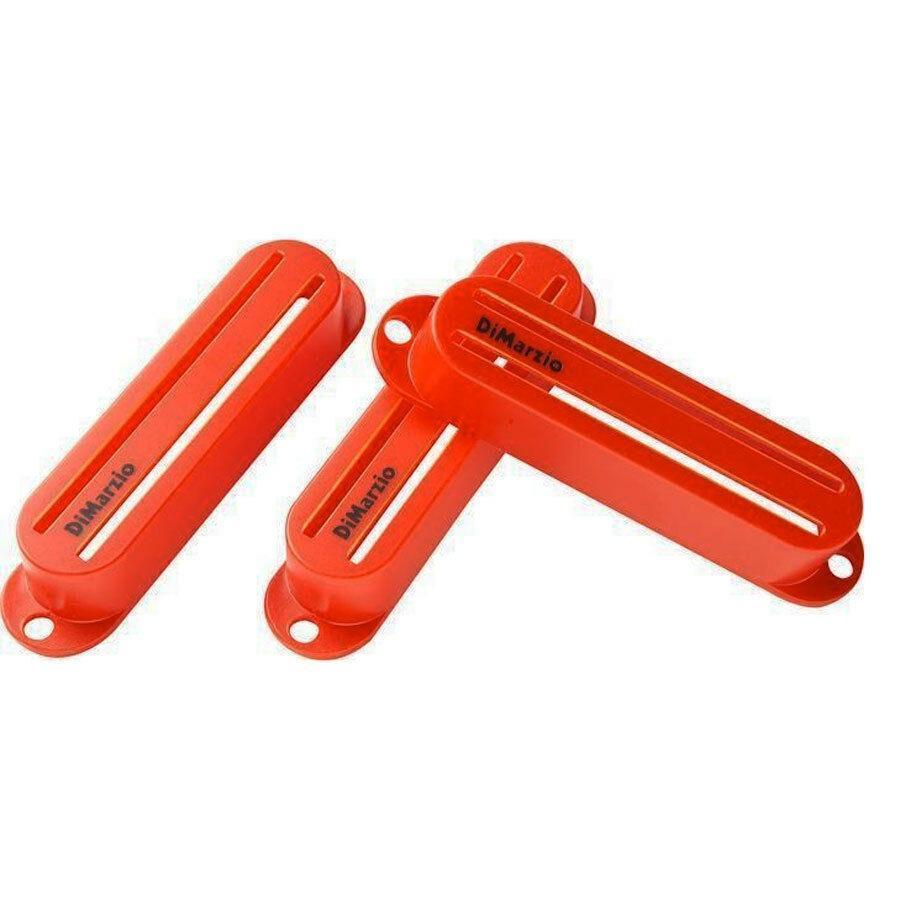 NEW DiMarzio Genuine DM2002 Fast Track Pickup Covers (3) Made in USA- RED