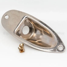 Load image into Gallery viewer, NEW Q-Parts Aged Collection Jack Plate For Strat Relic Replacement - AGED NICKEL