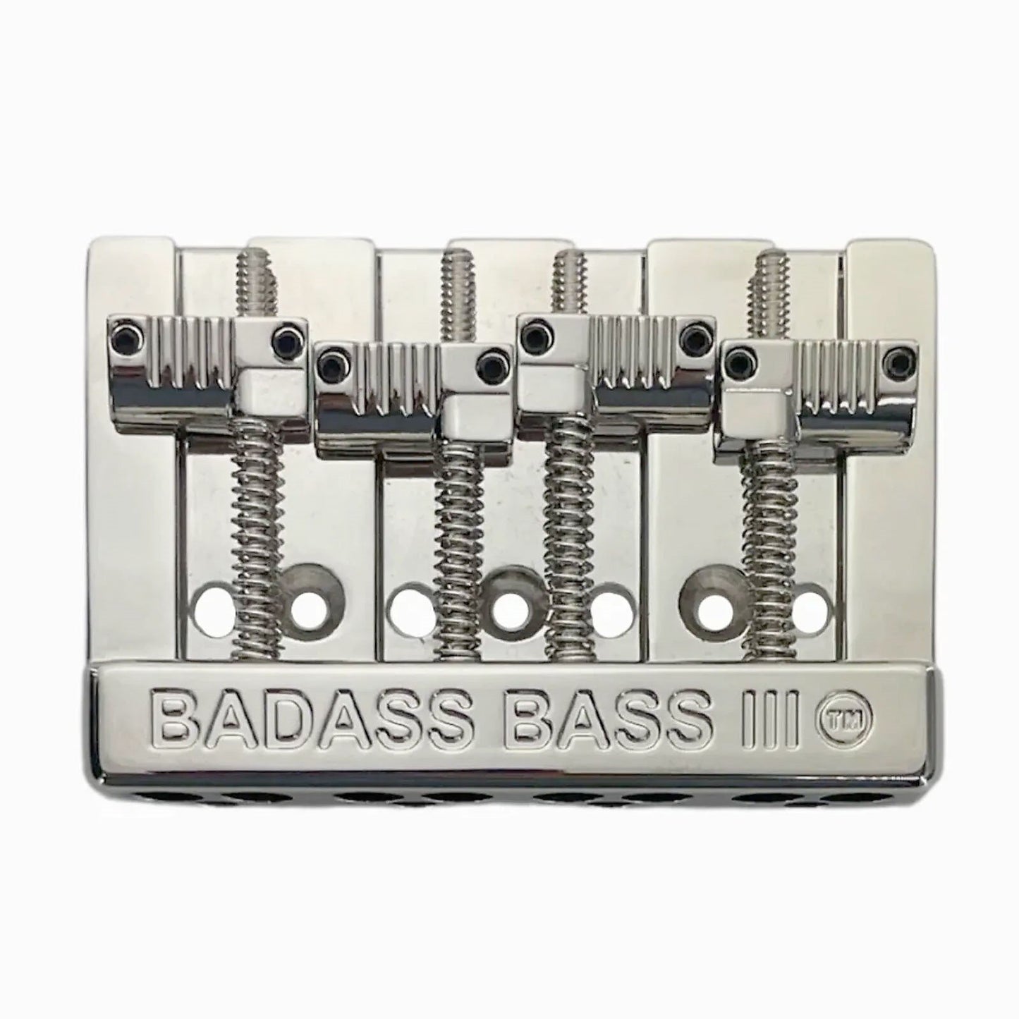 NEW Leo Quan® Badass® Bass III BRIDGE for Fender Precision Jazz GROOVED - NICKEL