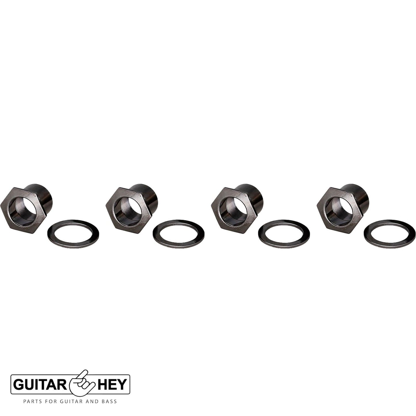 NEW Gotoh GB11W 4 In-Line Bass Tuners Tuning Keys Right Handed 20:1 COSMO BLACK