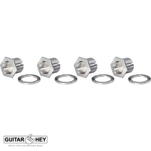 Load image into Gallery viewer, NEW Gotoh GB11W L2+R2 Bass Tuners Tuning Keys 20:1 w/ Hardware - 2x2 - CHROME