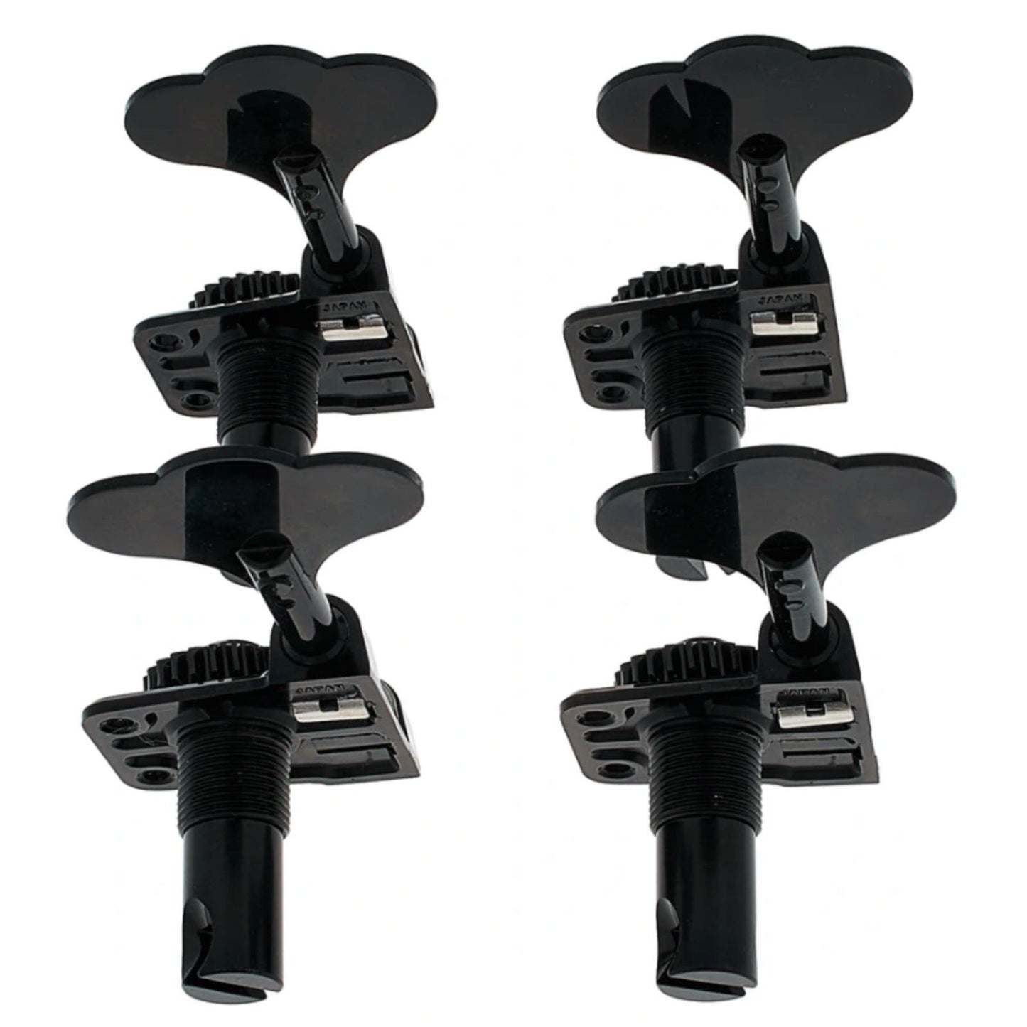 NEW Gotoh Res-O-Lite GB528 Vintage Style Bass 4-in-Line Set Lightweight - BLACK
