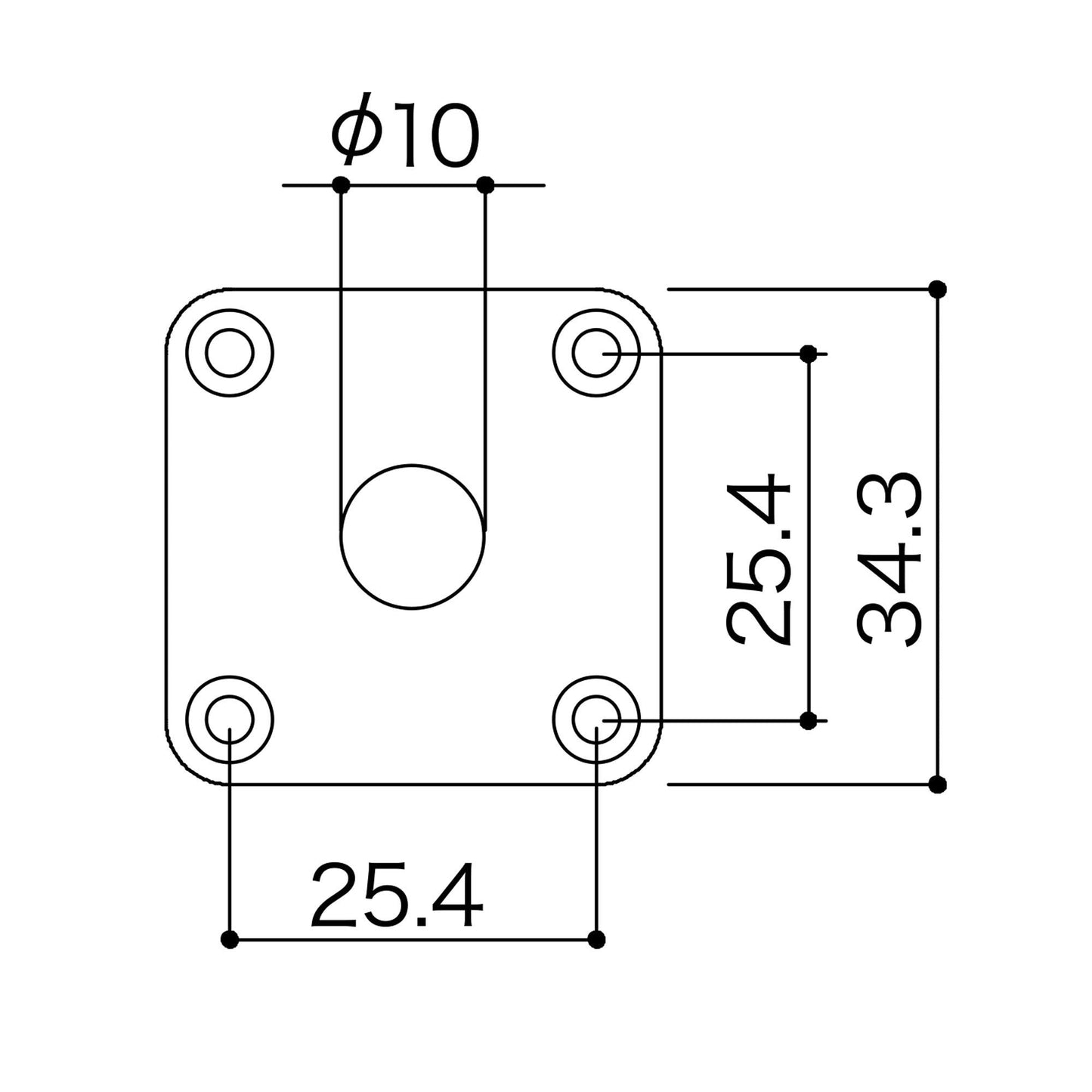 RELIC Les Paul Jack Plate Square Curved for Les Paul Guitar, AGED NICKEL ANTIQUE