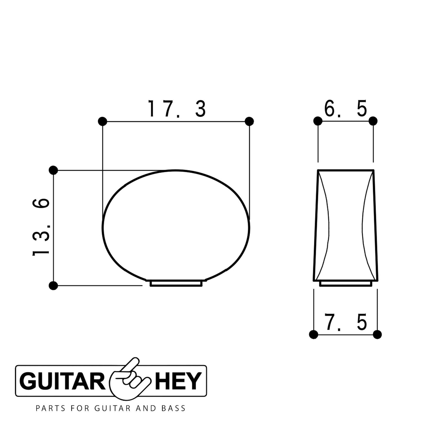 NEW Gotoh SD91-P5W 6-In-Line Vintage Style Tuners for Fender Strat Tele - NICKEL